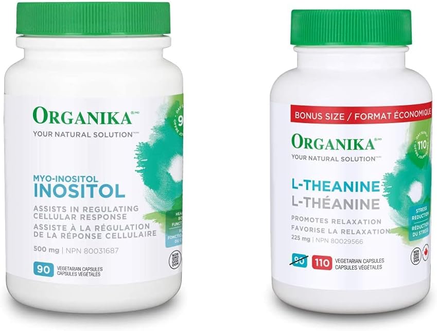Organika 肌醇 (肌醇) + L-茶氨酸：细胞反应、情绪平衡和放松支持