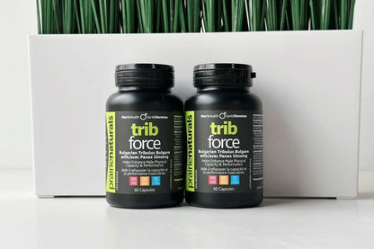 Prairie Naturals Trib Force 蒺藜和保加利亞蒺藜膠囊 - 增強體能。人參。健康的血糖水平。認知功能。緩解精神疲勞。非基因改造。無麩質。無酵母。無乳製品 - 60 攝氏度…