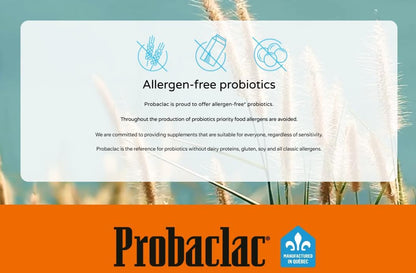 Probaclac GI probiotic for diarrhea, Multi-strain probiotic and lactic ferment complex (5 strains).