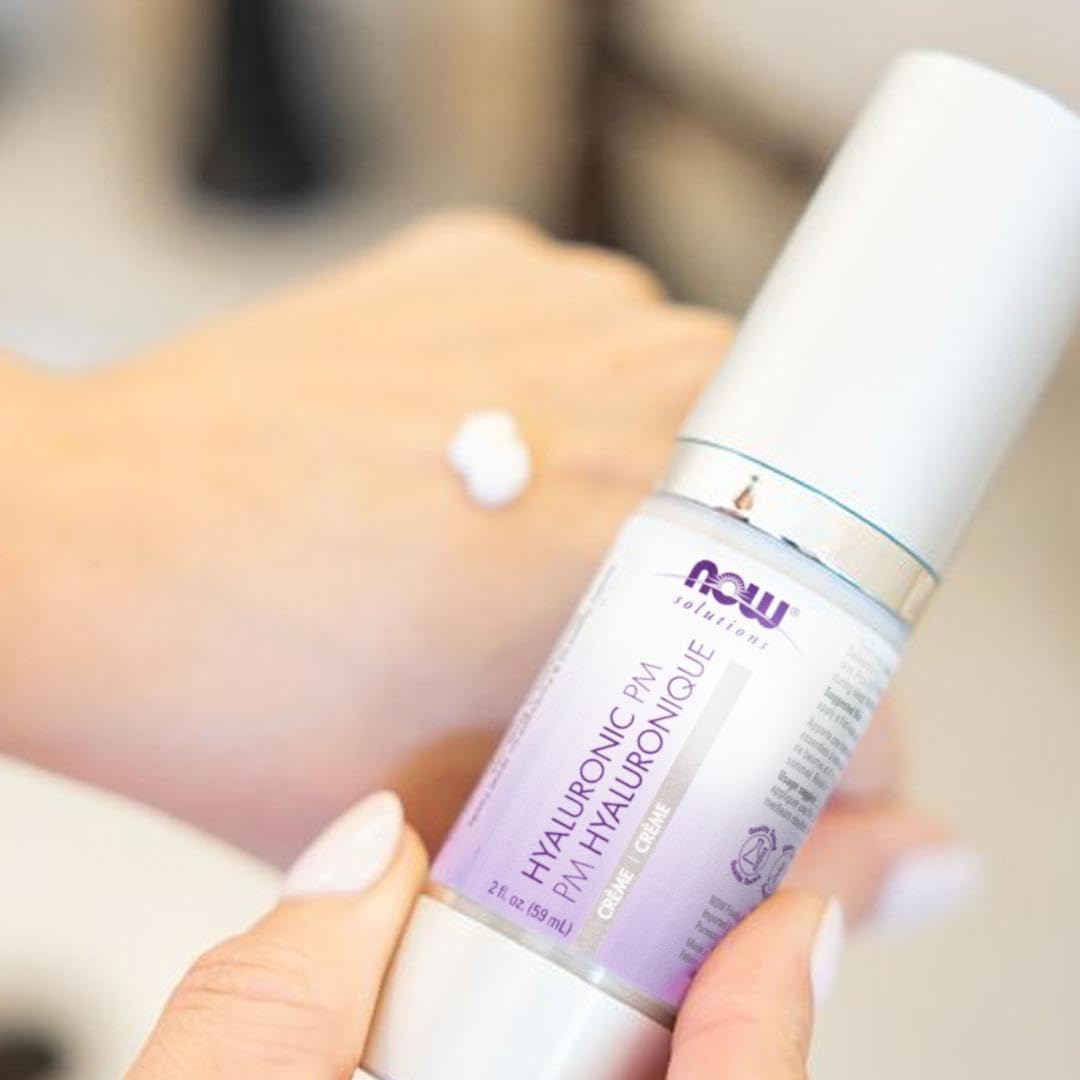 NOW Solutions, Hyaluronic Acid Creme, Rehydrating Moisture and Renewal Formula, 59ml