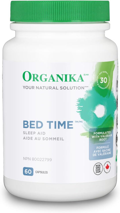 Organika 睡前 - 有助於促進放鬆並自然調節睡眠週期 - 60 粒膠囊