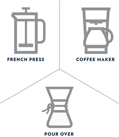 Lavazza Perfetto 研磨咖啡混合物，中度烘焙，非转基因，100% 阿拉比卡咖啡豆，口感浓郁 - 6 x 340 克