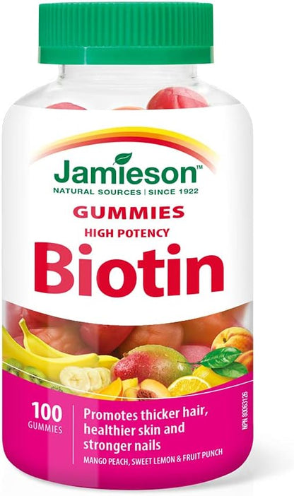 Jamieson 铁质软糖葡萄味 90 粒，有助于预防缺铁，高效生物素软糖 100 粒