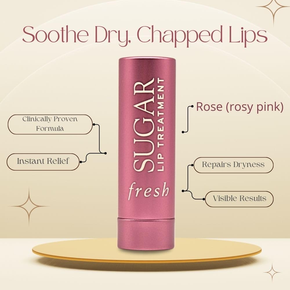 女士清新潤飾唇膏套裝 - 3 件組（玫瑰、花漾和高級護理）每件 0.07 盎司