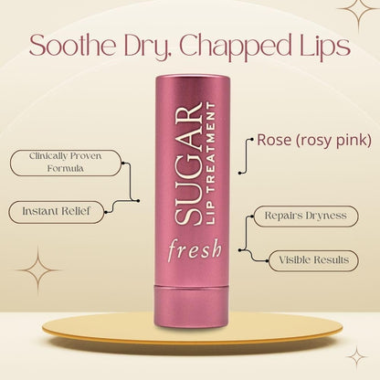 女士清新潤飾唇膏套裝 - 3 件組（玫瑰、花漾和高級護理）每件 0.07 盎司