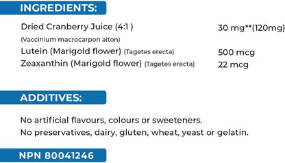 瑞士天然全效複合維生素礦物質 | 女士 | 添加蔓越莓、葉酸和鐵 | 日常維護整體健康 | 不含防腐劑或乳製品 | 90 粒膠囊