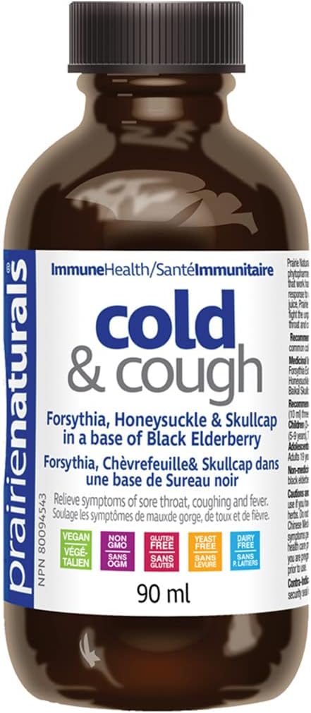 Prairie Naturals 感冒咳嗽糖浆 - 90 毫升