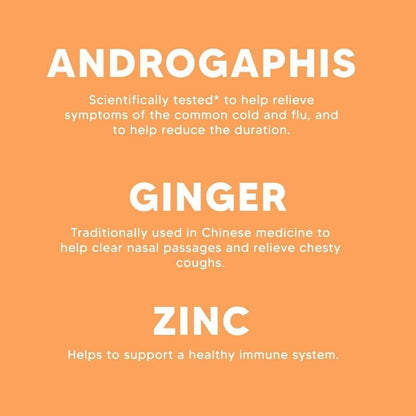 KI，日夜配方，30 片，含穿心莲、生姜、锌、柠檬香蜂草、木兰、野薄荷