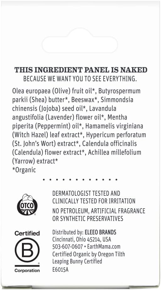 Earth Mama 有机会阴膏（适用于孕期和产后）2 液体盎司