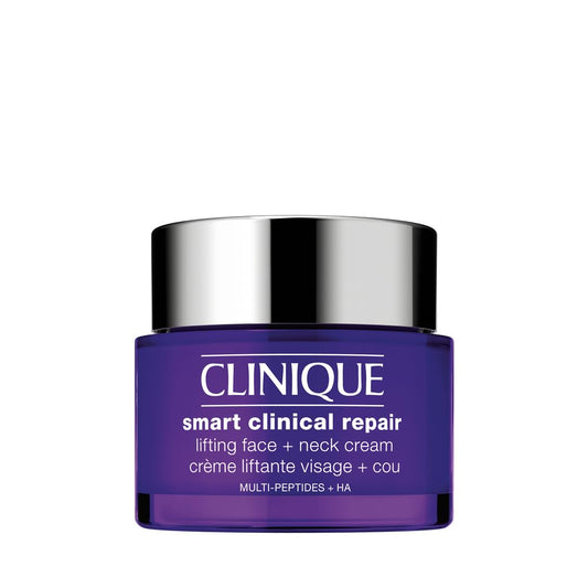 Clinique Smart Clinical Repair Lifting Face + Neck Cream with Peptides + Hyaluronic Acid | Anti-Aging + Hydrating