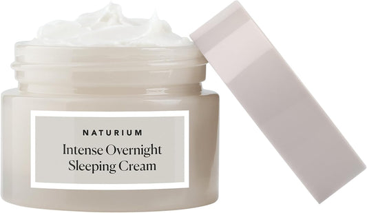 Naturium Intense Overnight Sleeping Cream | Anti Aging Face Moisturizer for PM, With Squalane | 1.7 OZ / 50 g