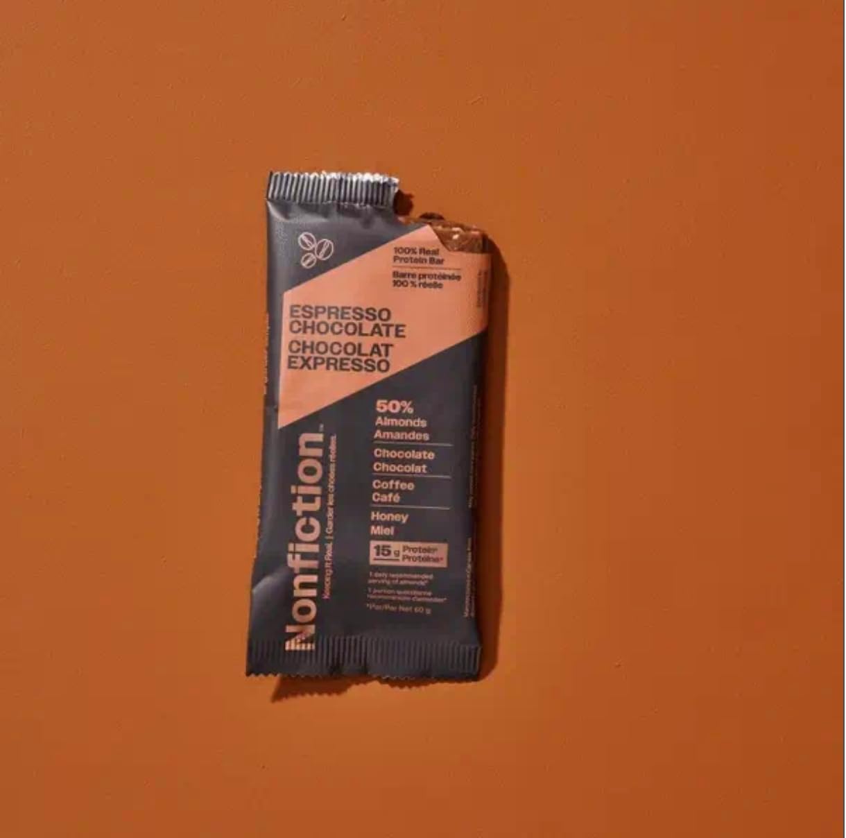 Nonfiction Protein Bar Espresso Chocolate 12x60g (Pack of 12)