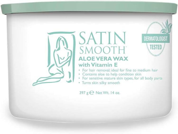 緞面光滑蘆薈花盆蠟，14 盎司