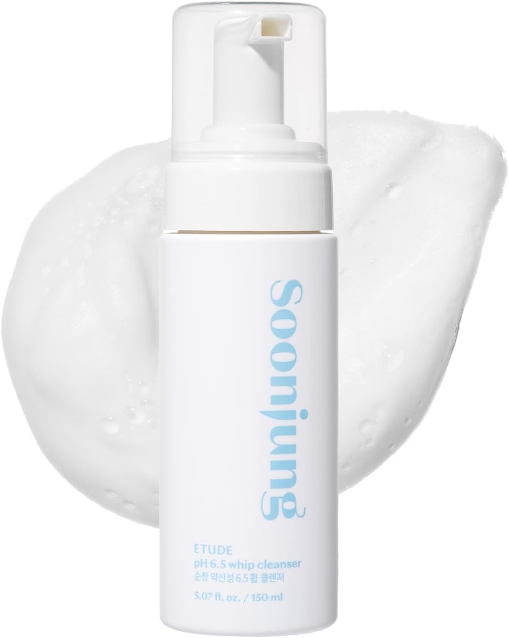 ETUDE SoonJung pH 6.5 Whip Cleanser 5.07 fl.oz (150ml) 23AD