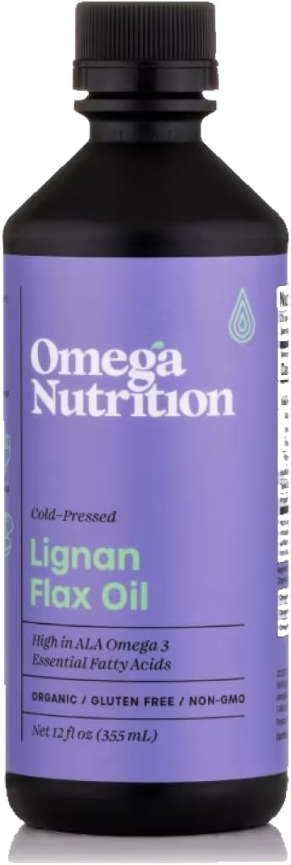 Omega Nutrition, Lignan Flax Oil, 355mL (Pack of 1)
