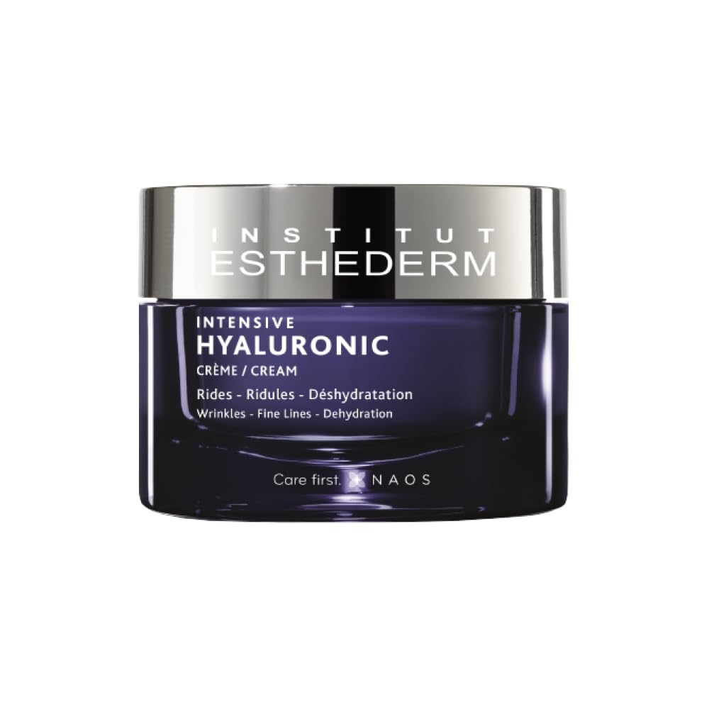 Institut Esthederm - Intensive Hyaluronic Cream - Plumping Cream To Intensely Smooth And Rehydrate, Wrinkles and Fine Lines Dehydrated Skin, 50 mL.