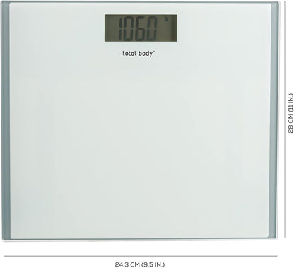 Total Body Ultra Slim Electronic Scale - Precision Design, Accurate Weight Tracking, LCD Display, Auto-On/Off, 150 kg Capacity, Sleek Modern Health Monitoring