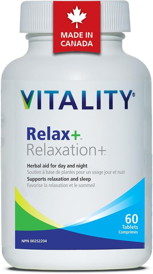 VITALITY Relax+ 全草本補充品 - 60 片