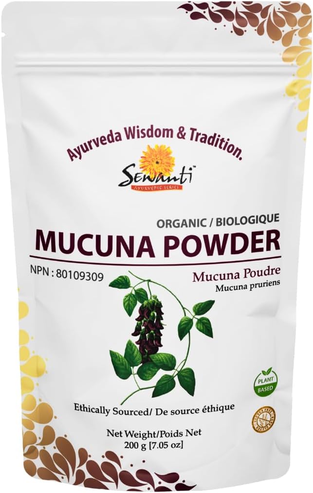 Organic Mucuna Powder 200g/ NPN 80109309/ Traditional Nutritive Tonic/Cowhage/Mucunapruriens