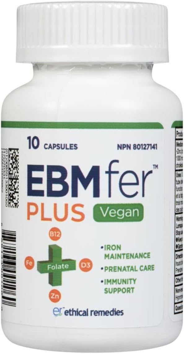 EBMfer PLUS 素食胶囊 10 粒