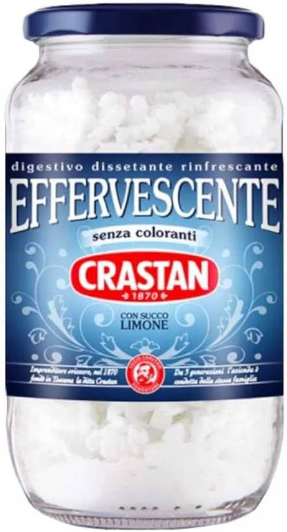 Crastan：柠檬汁泡腾抗酸颗粒，100 克/3.38 液体盎司玻璃罐，3 包