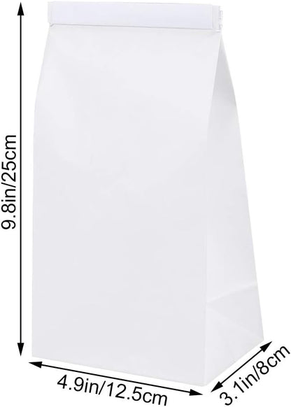 Sick Bags 25pcs Disposable Barf Bags Vomit Bags (White)