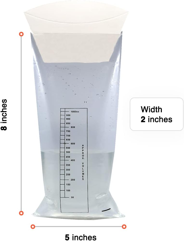 Ever Ready 急救嘔吐袋，附漏斗和防漏止回閥，適用於旅遊、計程車、暈車、孕婦、兒童等 - 12 個裝