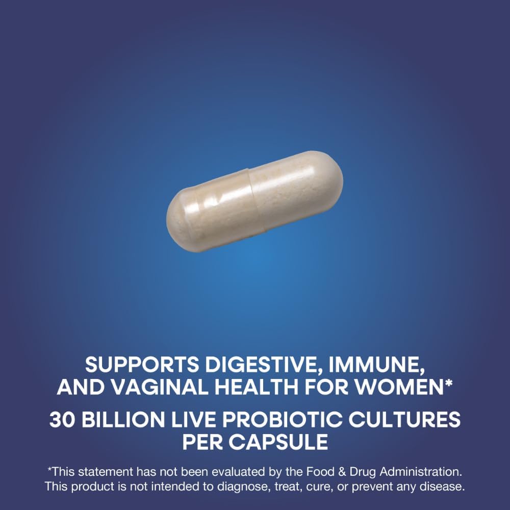 Nature's Way Fortify Women's Probiotic, 30 Billion Active Probiotic Cultures, Gastrointestinal Health, 30 Capsules