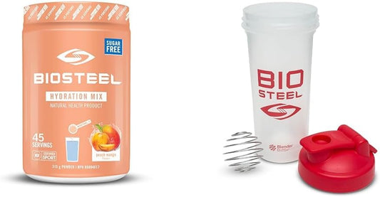 BioSteel Sports Hydration Mix + BioSteel Premium Shaker Bottle