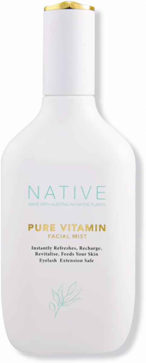 Klara Cosmetics Native Pure Vitamin 臉部噴霧 - 保濕臉部噴霧，含澳洲植物成分 - 輕盈臉部噴霧，適合所有膚質 - 100 毫升