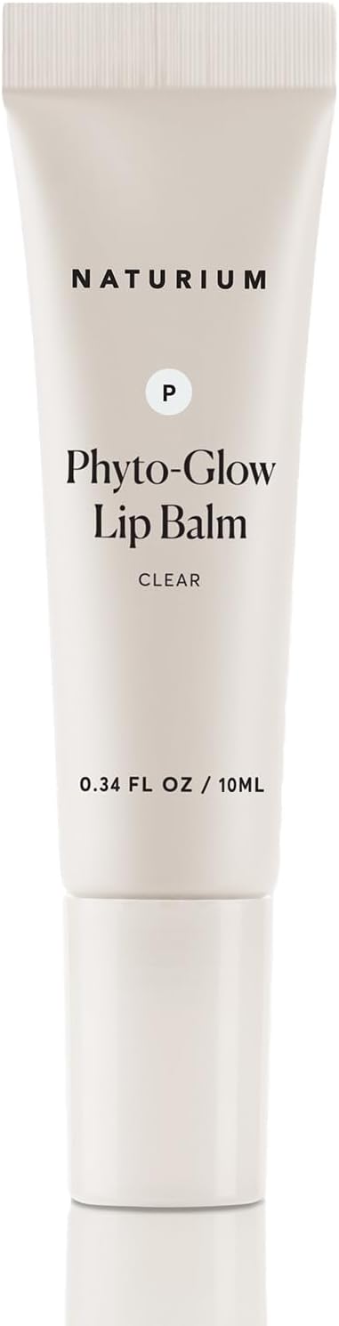 Naturium Phyto-Glow Lip Balm | With Shea Butter & Squalane, Sheer Colour | 0.34 FL OZ / 10 ml, Clear