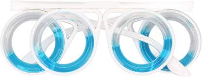 晕动病眼镜，液体设计无镜片轻便防晕动病眼镜，可折叠便携式凸起晕机晕船眼镜，适合乘汽车、飞机或海上旅行