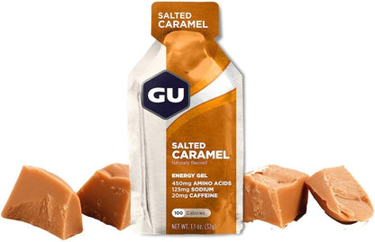 GU ENERGY 原廠運動營養能量凝膠，三種莓果口味（24 粒）+ 鹹焦糖口味（24 粒）