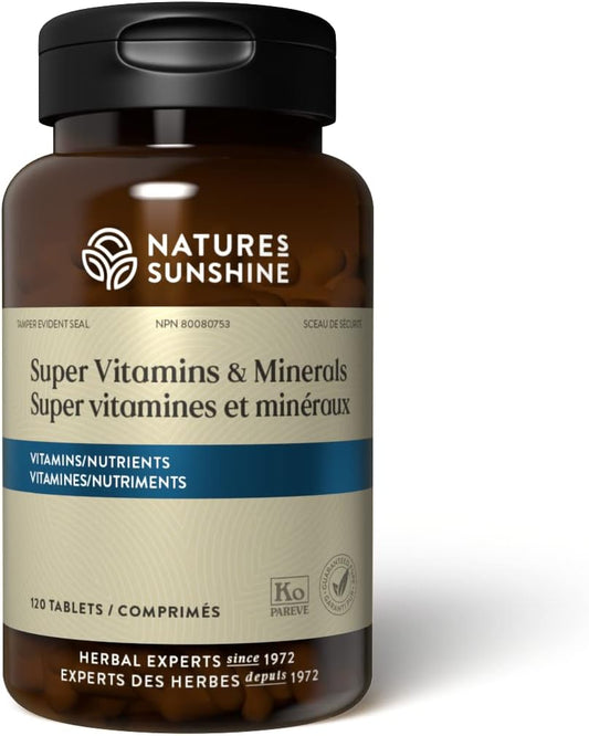 Nature's Sunshine Super Vitamins and Minerals, 120 tablets