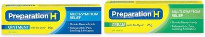 Preparation H 多症状痔疮治疗软膏（含Bio-Dyne），50克装 & 多症状痔疮治疗霜（含Bio-Dyne），25克装