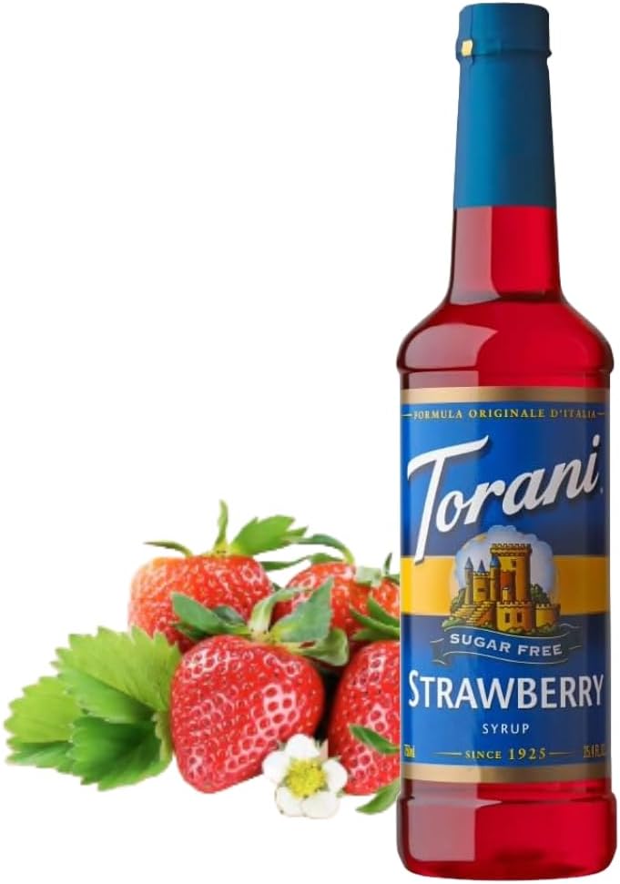 TORANI 无糖草莓糖浆 PET（塑料）瓶 750ML