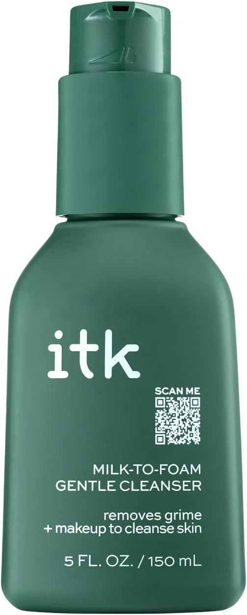ITK Milk-To-Foam Gentle Cleanser Cleanser Women 5 oz