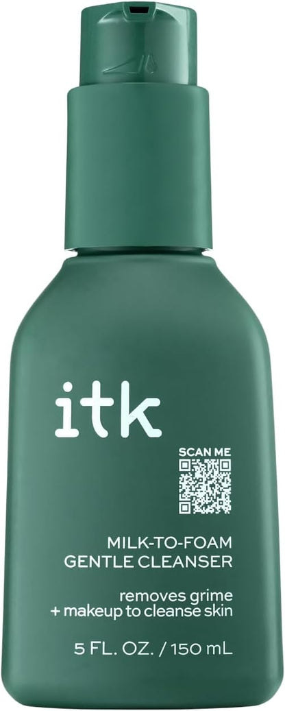 ITK Milk-To-Foam Gentle Cleanser Cleanser Women 5 oz
