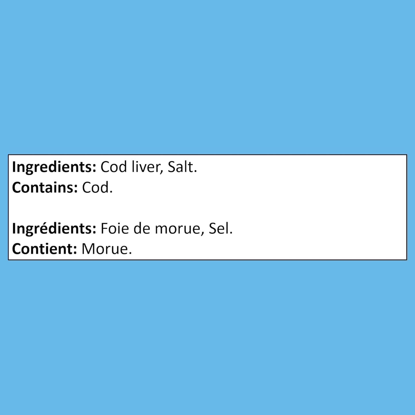 Petit Navire Plain Cod Liver, 120 Grams