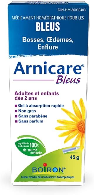 Arnica Montana 30ch，3 支装，Boiron 顺势疗法药物，多剂量管 & Arnicare 瘀伤肿胀、肿块和水肿，天然来源，45 克