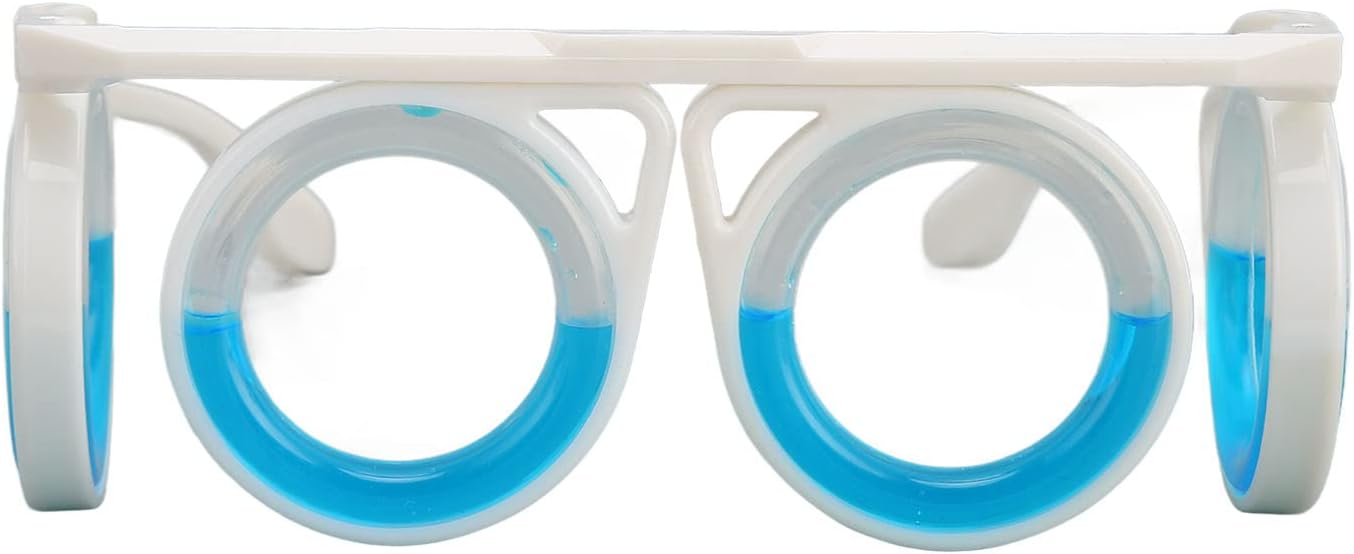 防晕动病眼镜，超轻缓解恶心眼镜，缓解晕车晕机晕船眼镜，无镜片液体眼镜，适合旅行、成人和儿童