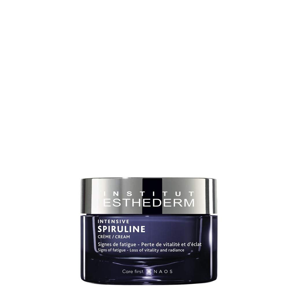 Institut Esthederm - Intensive Spiruline Face Cream - Fortifying Revitalizing Anti-fatigue Cream, Tired Skin, 50 mL.