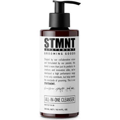 STMNT Statement Grooming Goods 多效合一日常洁面乳，男士沐浴露、洗发洁面乳，不含 SLS/SLES 硫酸盐，活性炭和薄荷醇