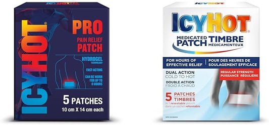 Icy Hot Pro 止痛贴 + Icy Hot 药用贴
