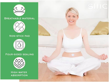 Sllic® CorePatch - 70pcs Premium Castor Oil Belly Button Patches - 70 Pcs, 2 Packs | Convenient, Disposable Non Leaking & Mess-Free Application Castor Oil Pack Wraps | Effective for Tummy, Abdomen & Overall Wellness [Cas…