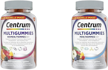 Centrum 善存男女 50 岁以上复合维生素/矿物质软糖 | 适合 50 岁以上成人