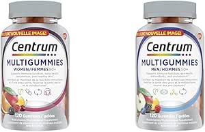 Centrum 善存男女 50 歲以上複合維生素/礦物質軟糖 | 適合 50 歲以上成人