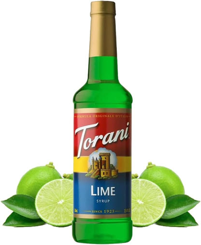 Torani 糖浆，青柠味，25.4 盎司（1 包），绿色