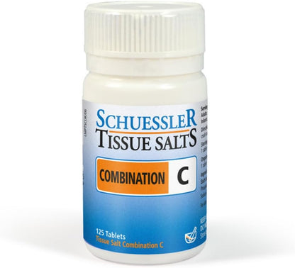 Martin & Pleasance - Schuessler Tissue Salts Acidity Comb C, 6 X 125 Tablets - Indigestion and Heartburn Relief, Dyspepsia and Gastric Reflux - Stomach Relief