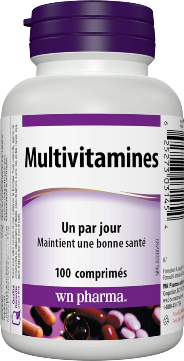 Webber Naturals Pharma 複合維生素片，100 片